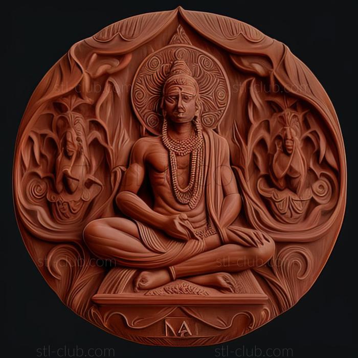 3D модель Раджа-йога Раджа-йога (STL)